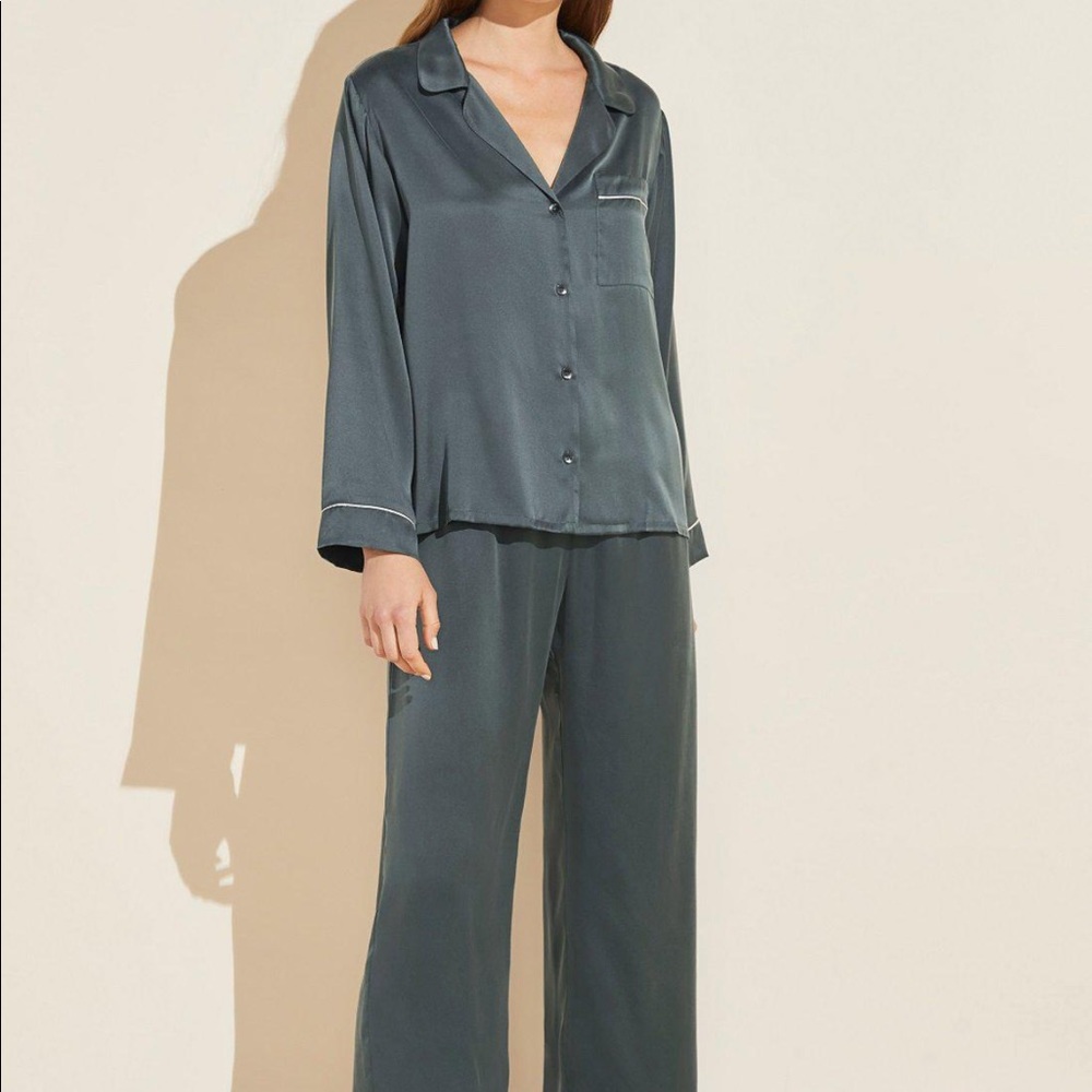 Eberjey Inez Washable Silk Long PJ Set